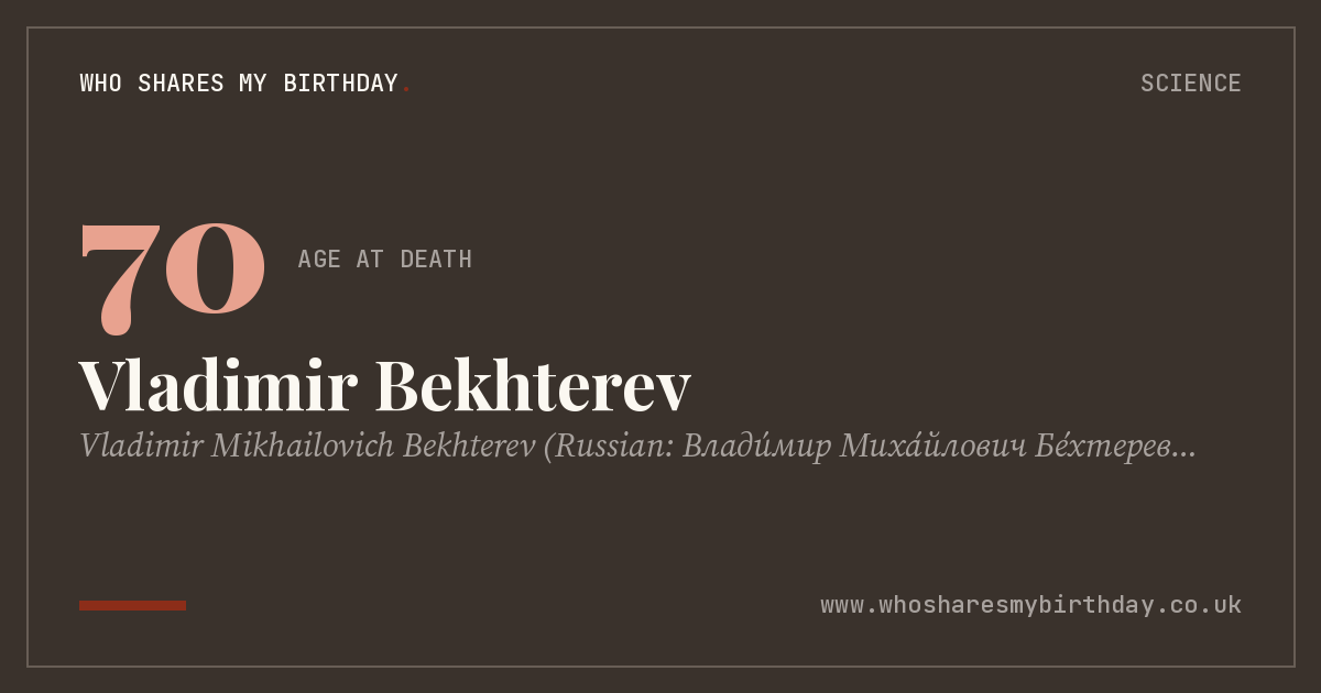 Vladimir Bekhterev