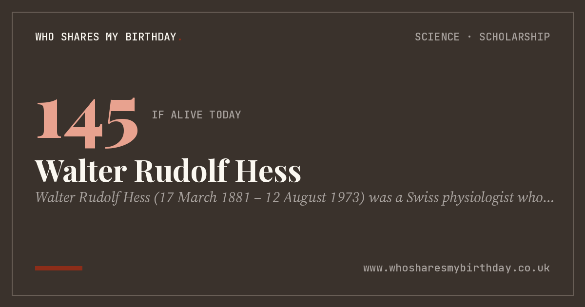 Walter Rudolf Hess