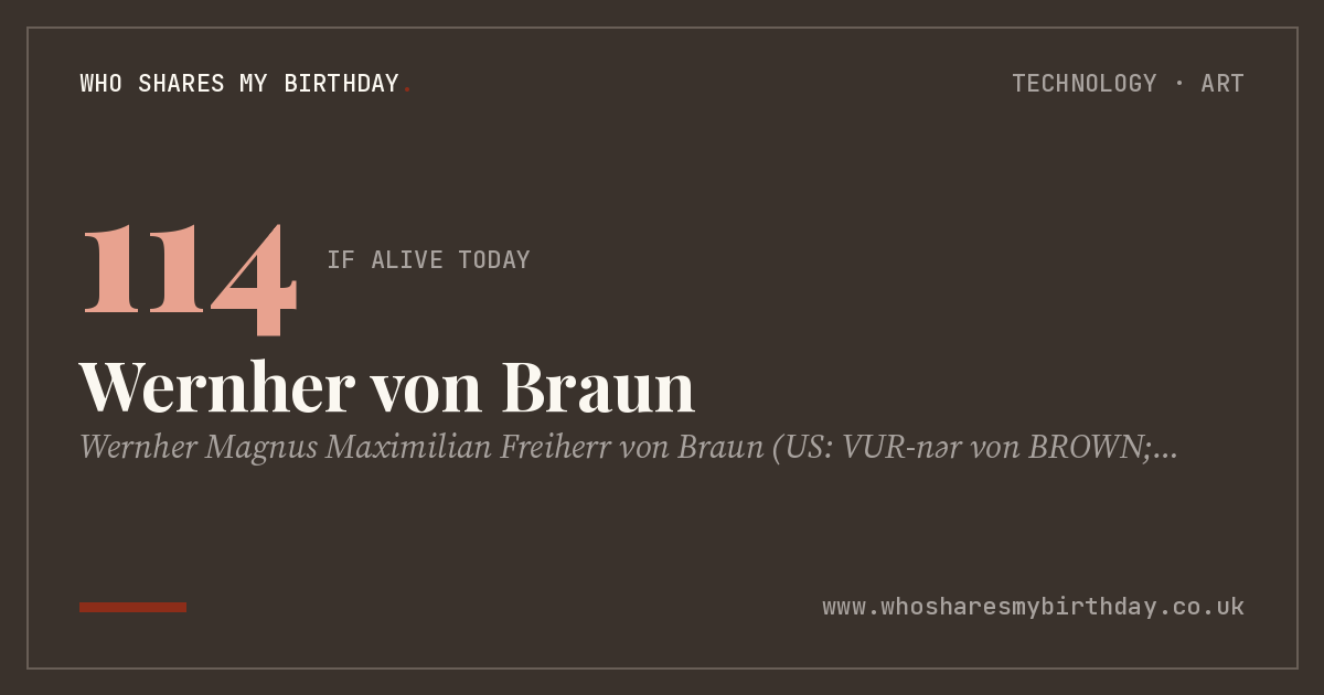 Wernher von Braun