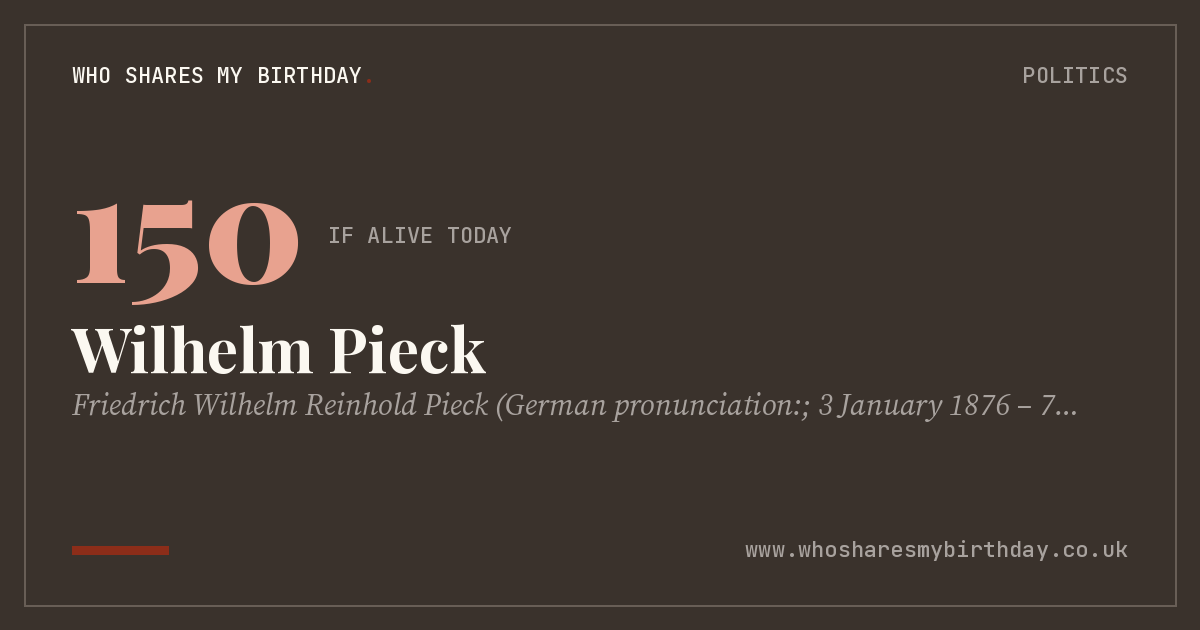 Wilhelm Pieck