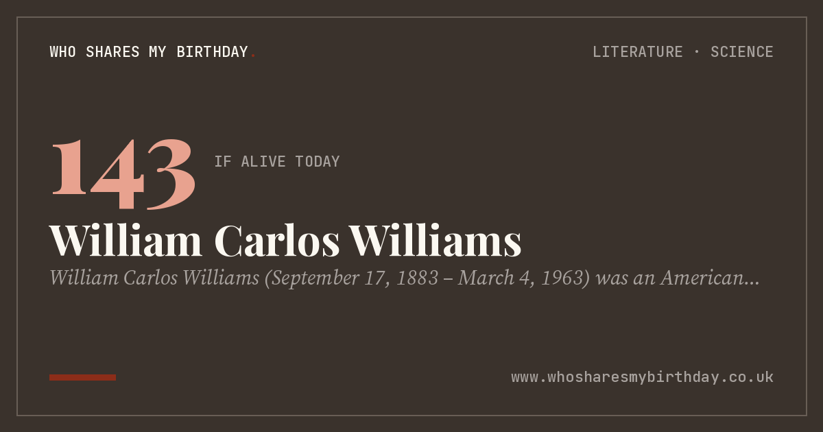 William Carlos Williams