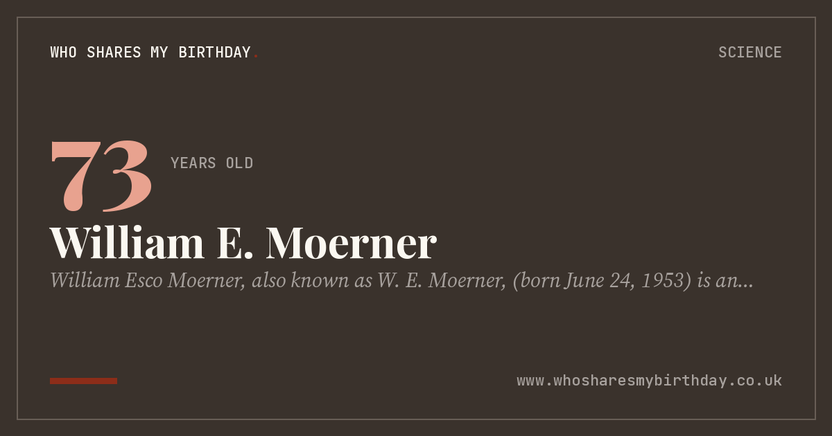 William E. Moerner
