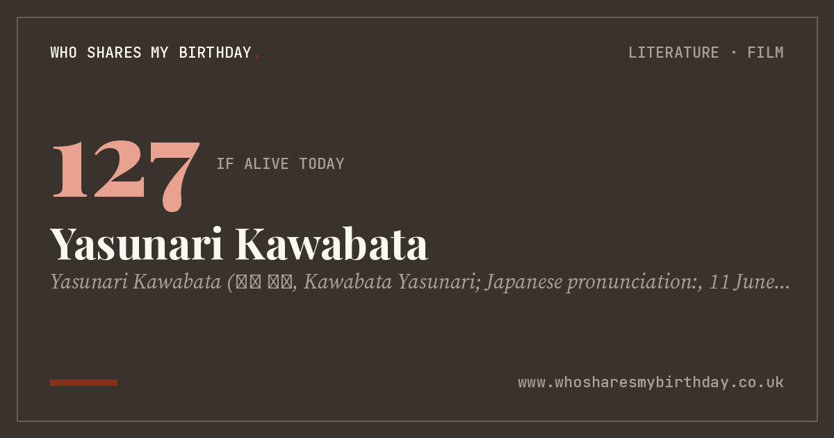 Yasunari Kawabata