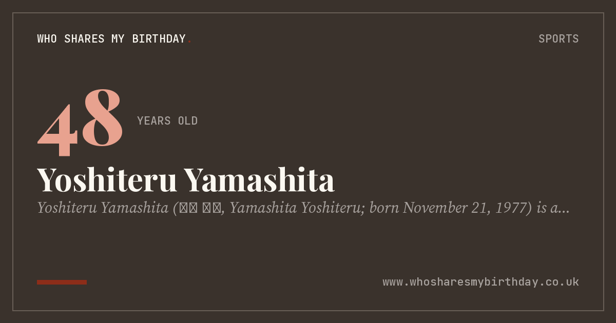 Yoshiteru Yamashita