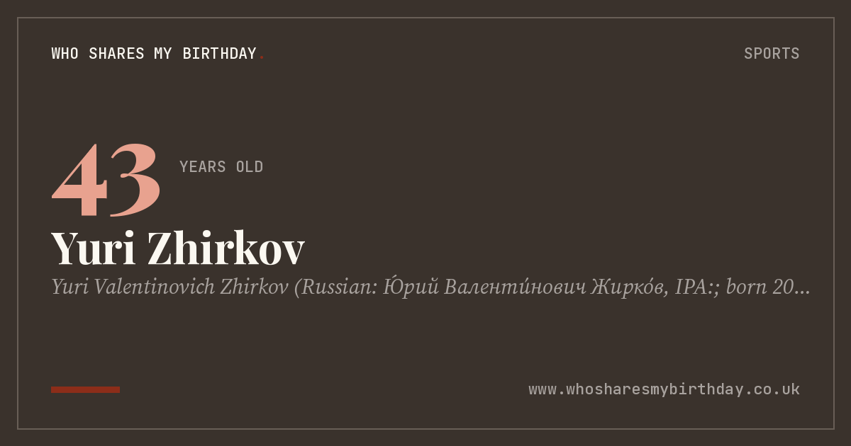 Yuri Zhirkov