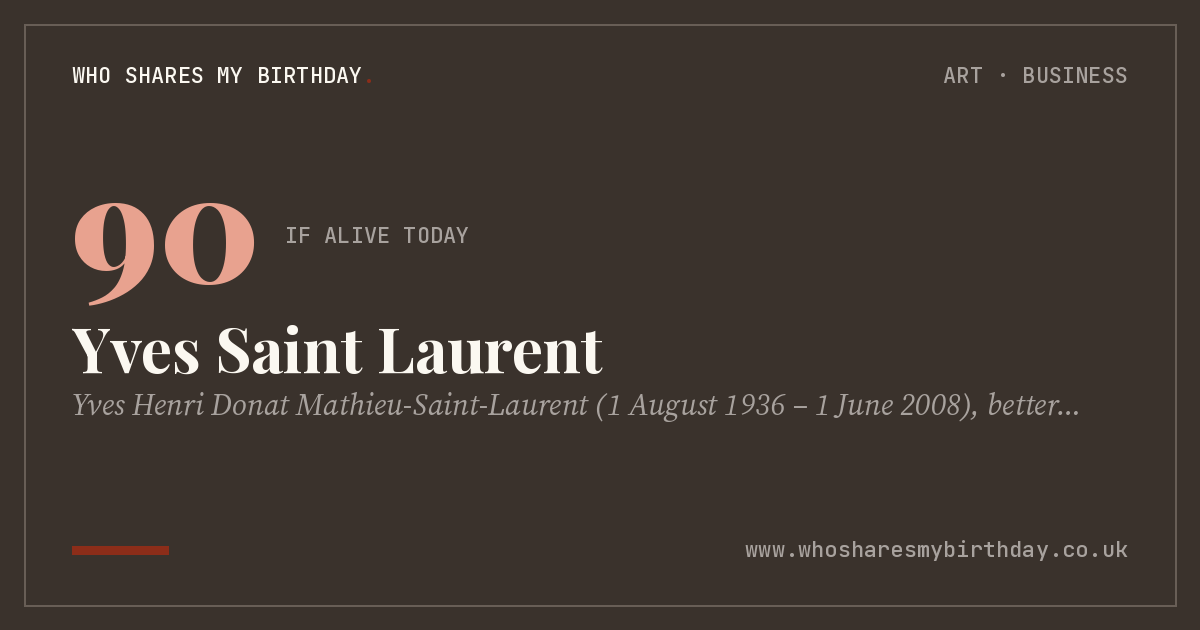 Yves Saint Laurent