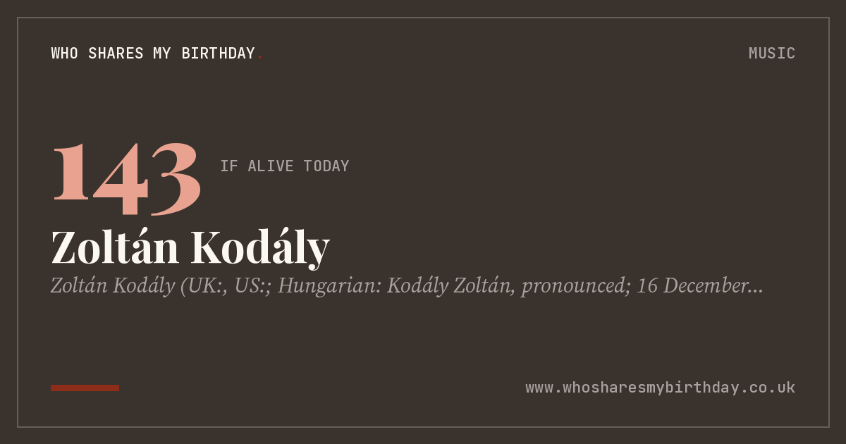 Zoltán Kodály