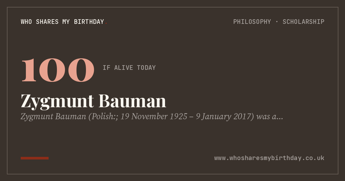 Zygmunt Bauman